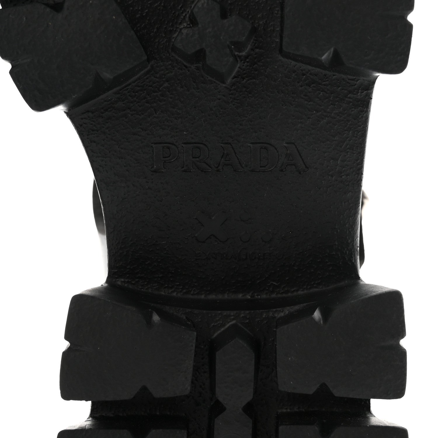 Prada Foam Rubber Triangle Logo Monolith 55mm Cage Sandals 39 Black 36 Black 7 of 10