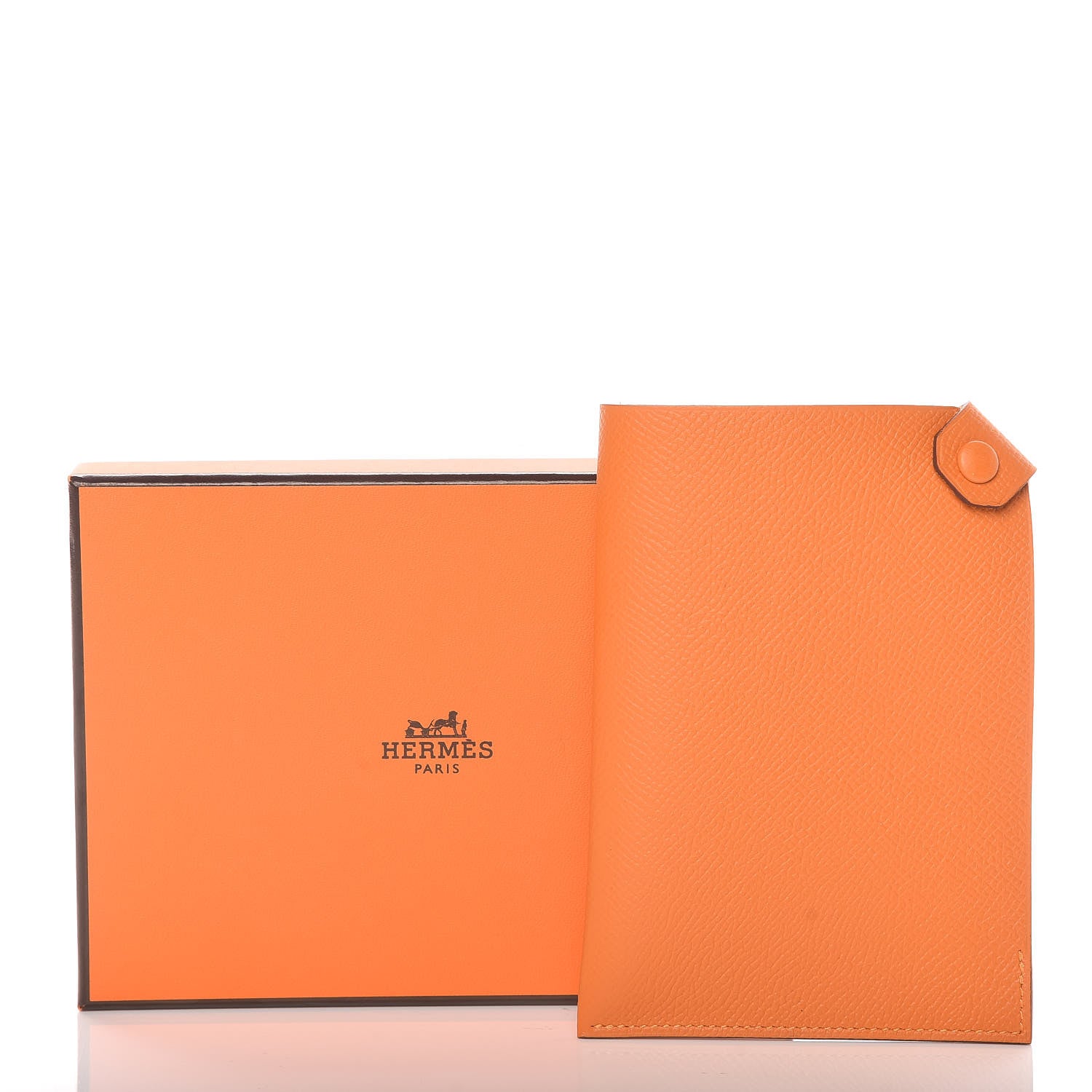 Hermes Epsom Tarmac PM Passport Holder Abricot 7 of 7