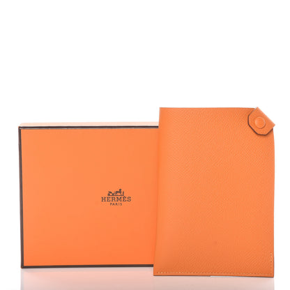 Hermes Epsom Tarmac PM Passport Holder Abricot 7 of 7