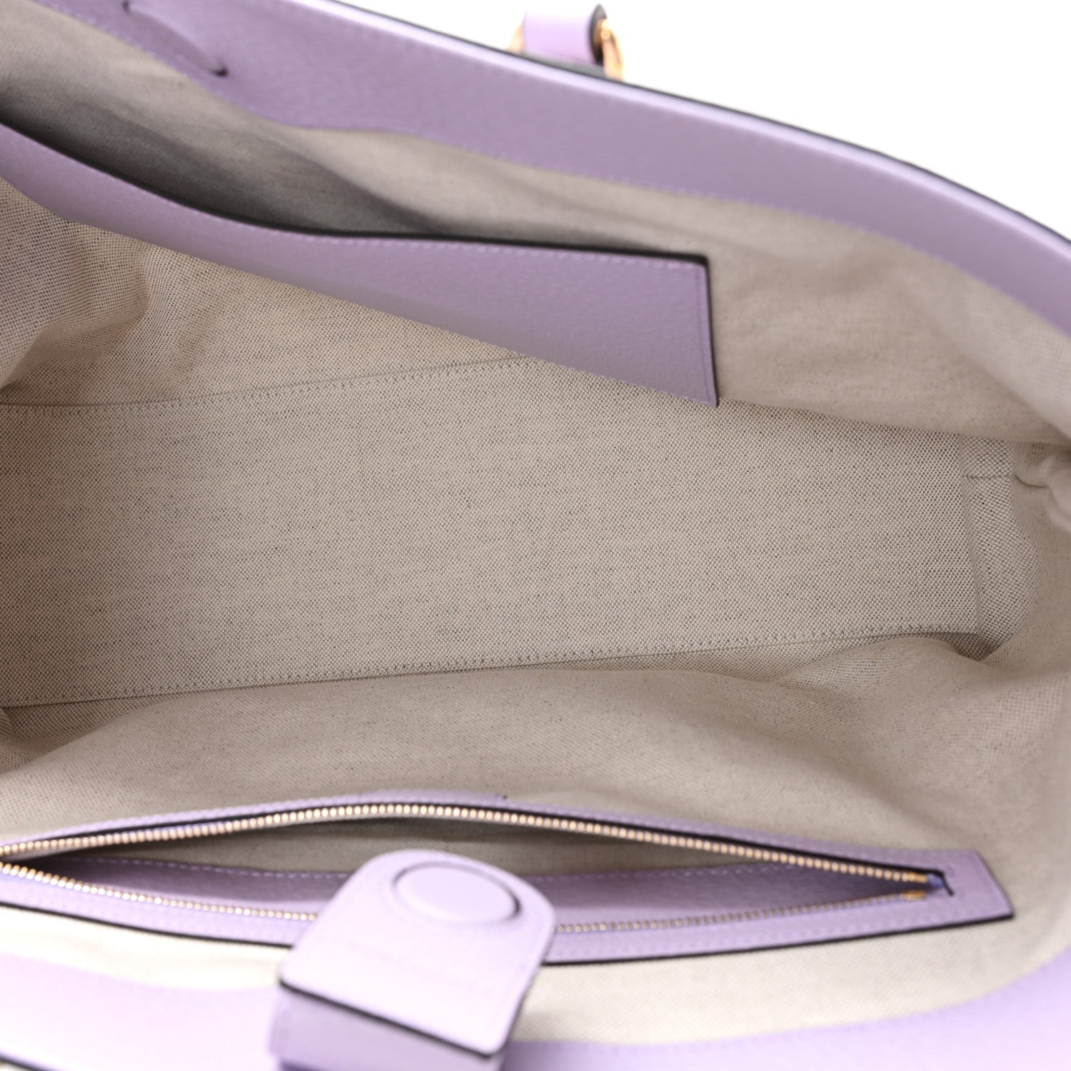 Gucci Monogram Jumbo GG Textured Dollar Calfskin Medium Ophidia Shopping Tote Beige Lapis 5 of 9