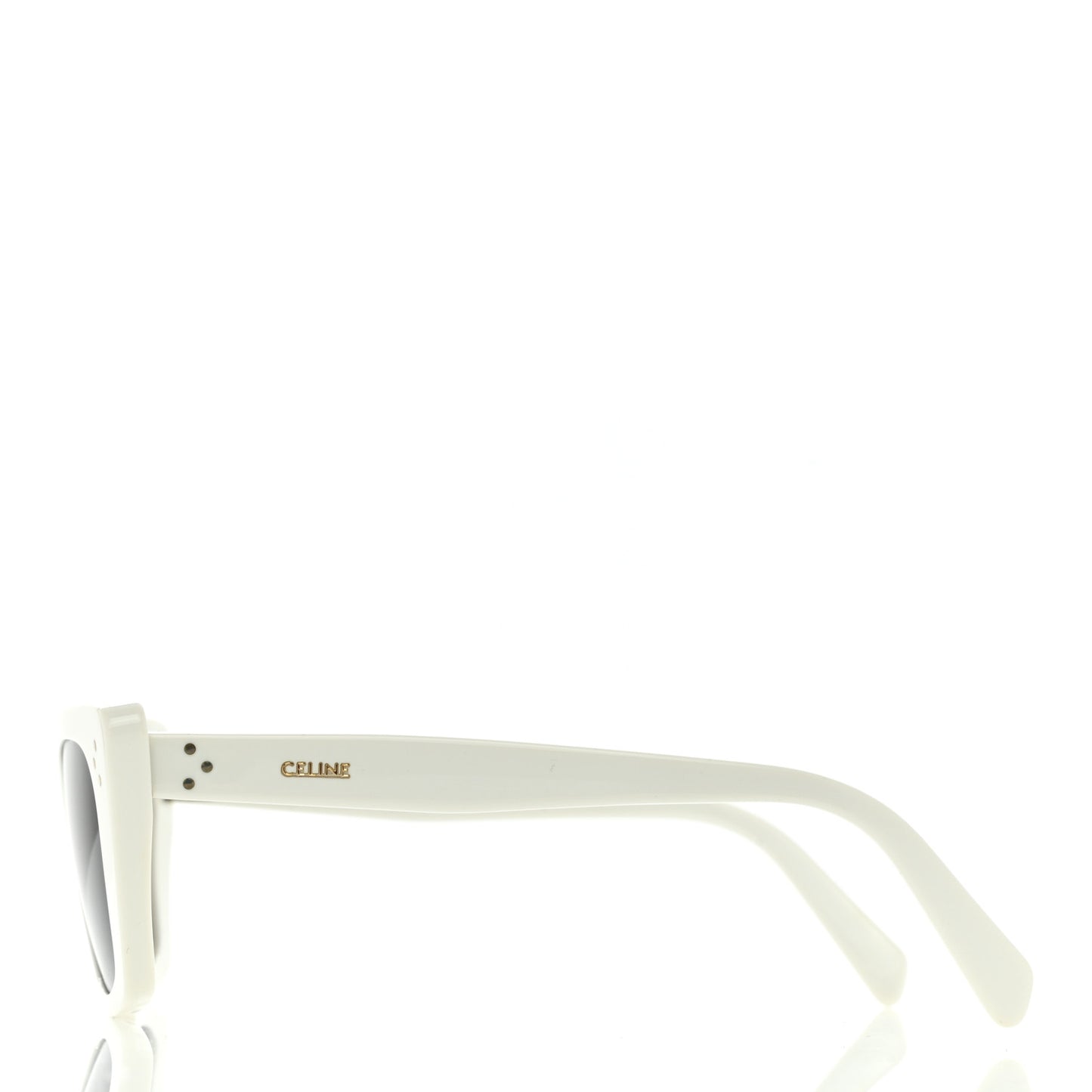 Acetate Cat Eye Sunglasses CL40187I White