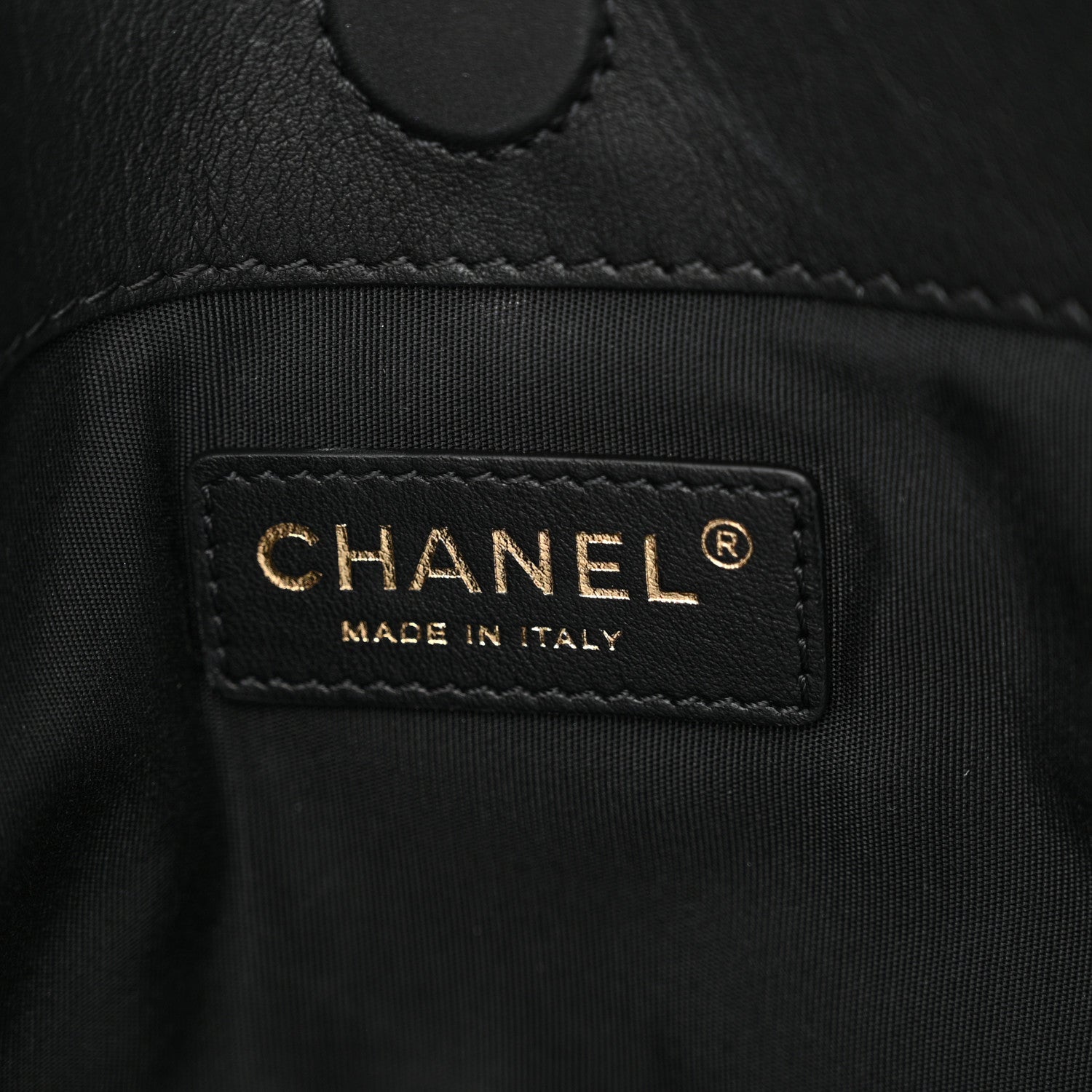 Chanel Calfskin Quilted Chain Flat Tote Black 6 of 11