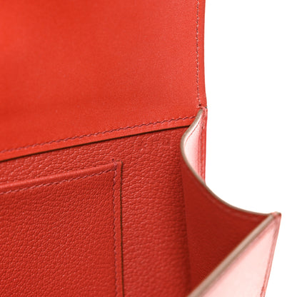 Hermes Tadelakt Medor Clutch 23 Sanguine 7 of 7