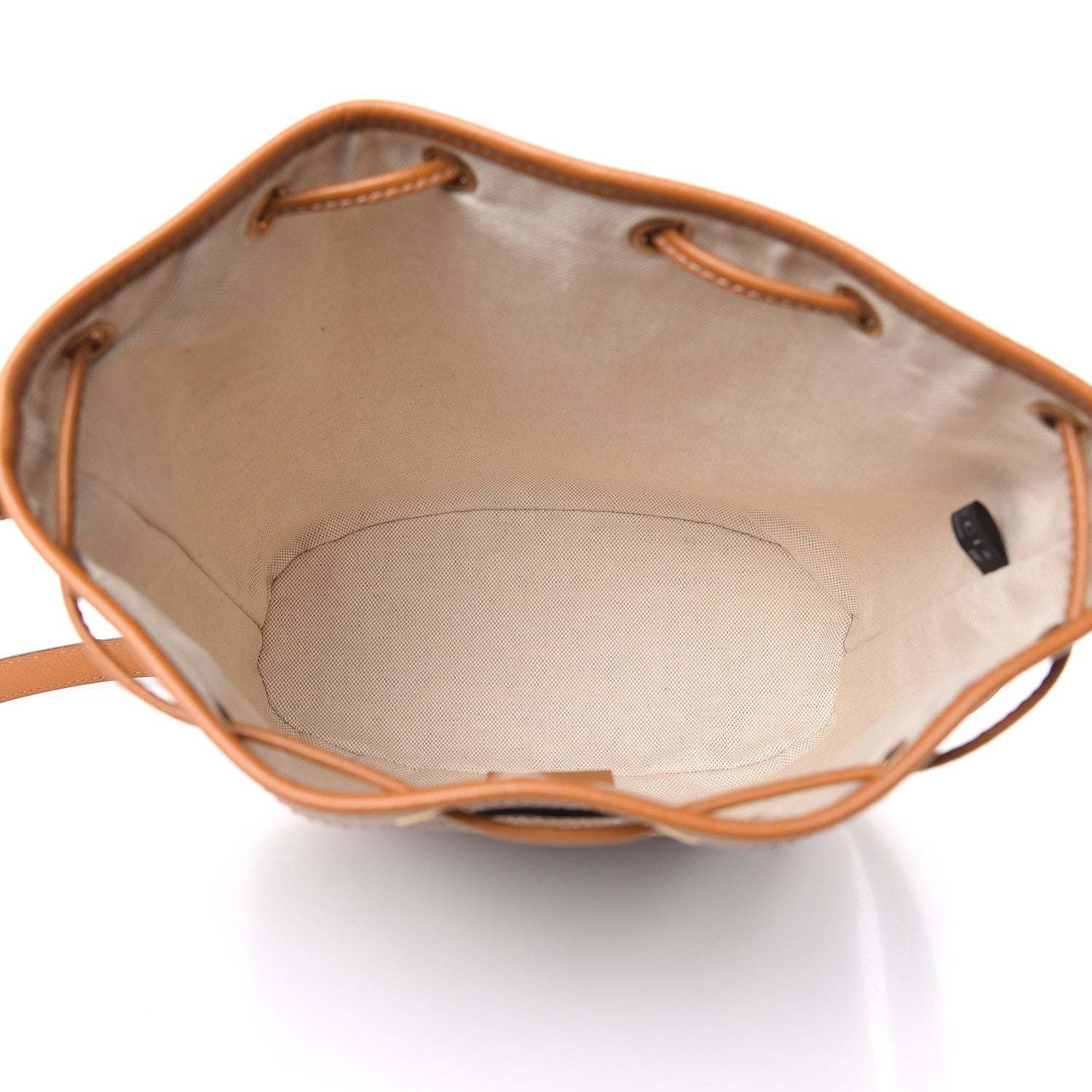 Gucci X DISNEY Mini Vintage GG Supreme Monogram Bucket Bag Beige Vintage Sun Oil 5 of 11