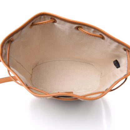 Gucci X DISNEY Mini Vintage GG Supreme Monogram Bucket Bag Beige Vintage Sun Oil 5 of 11