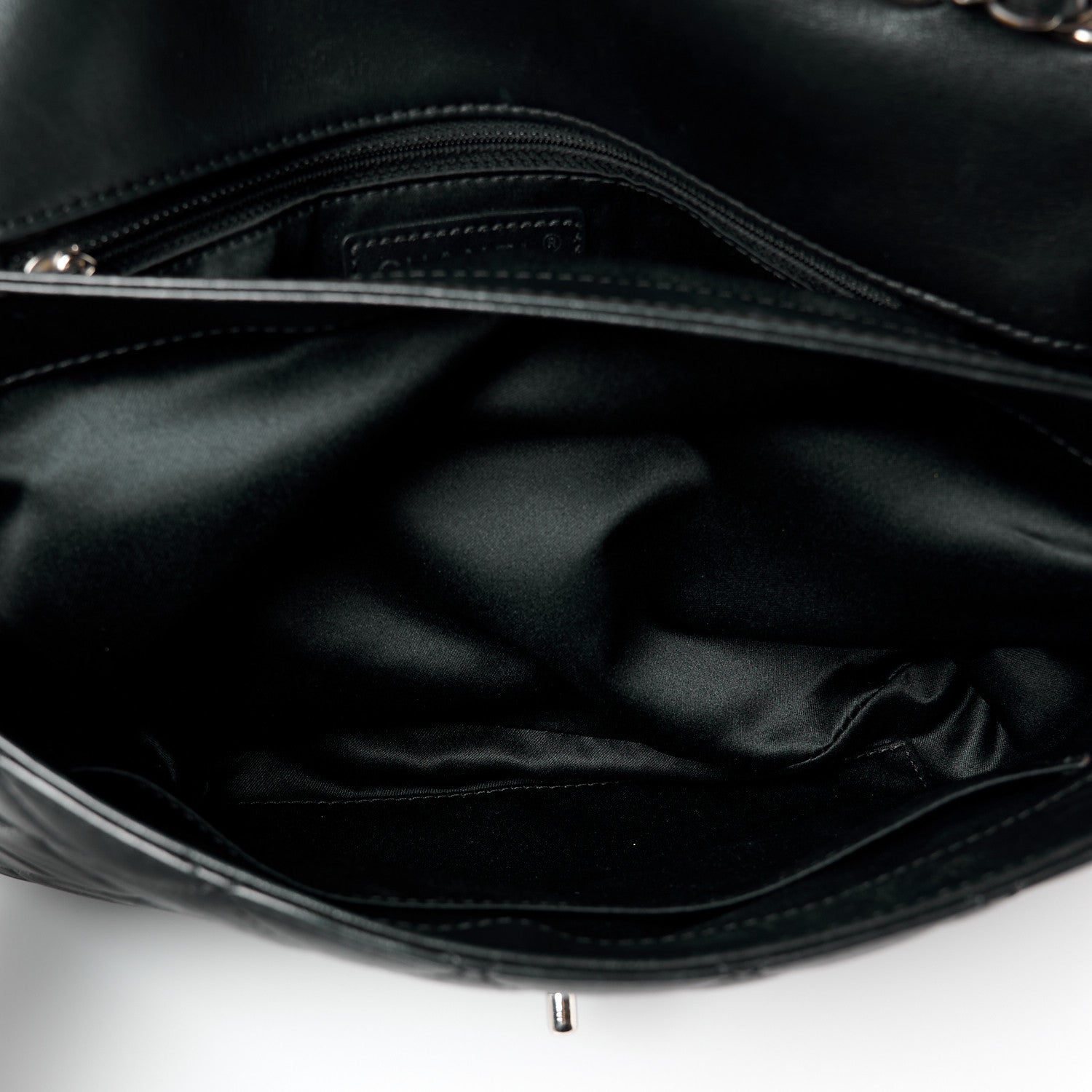 Chanel Lambskin Quilted Large Pagode Piping Flap Black 6 of 12