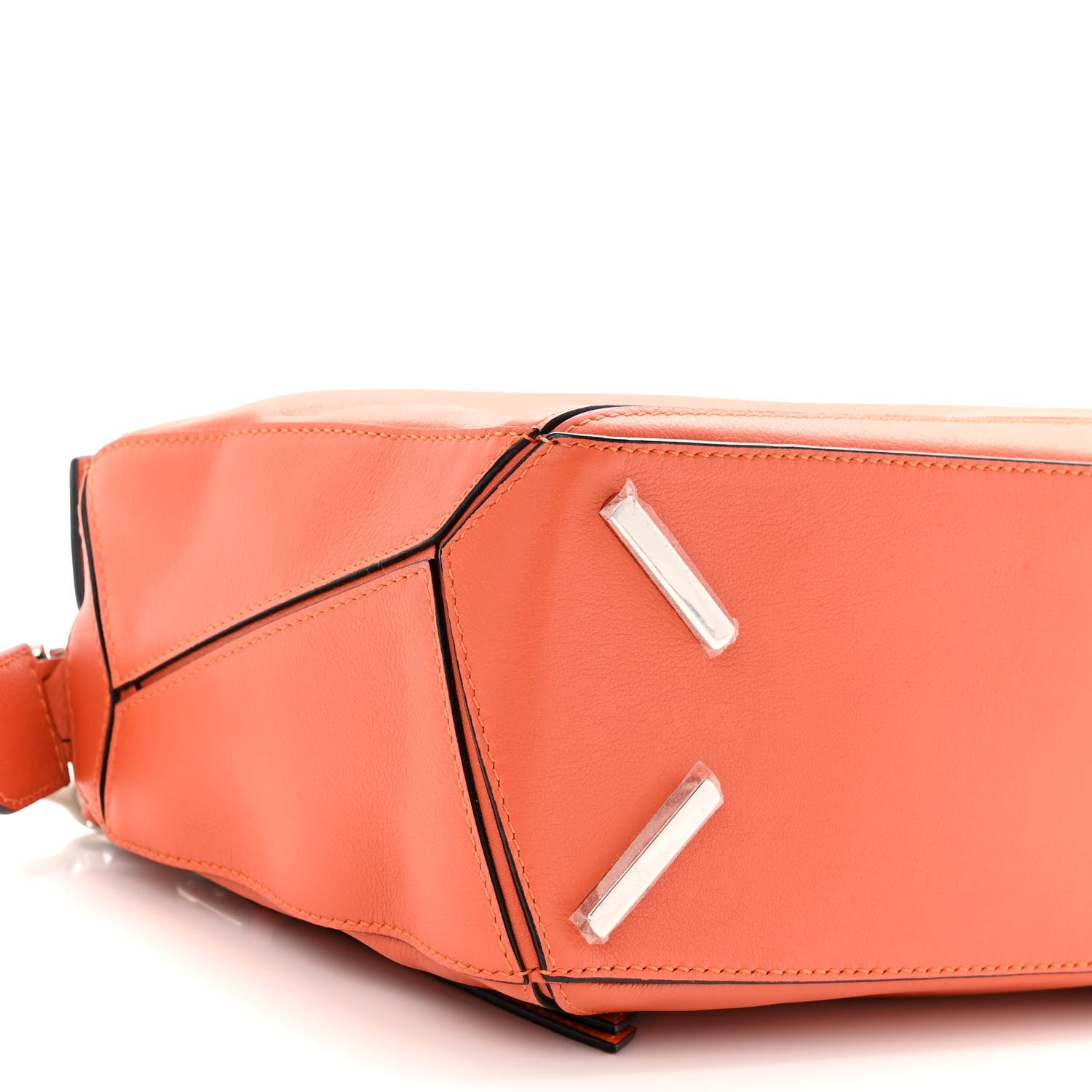 Loewe Calfskin Medium Puzzle Bag Coral 14 of 17