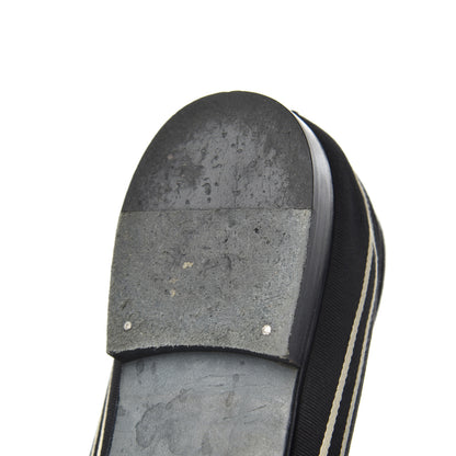 Chanel Fabric Grosgrain Cap Toe Ballerina Flats 39.5 Black 13 of 19