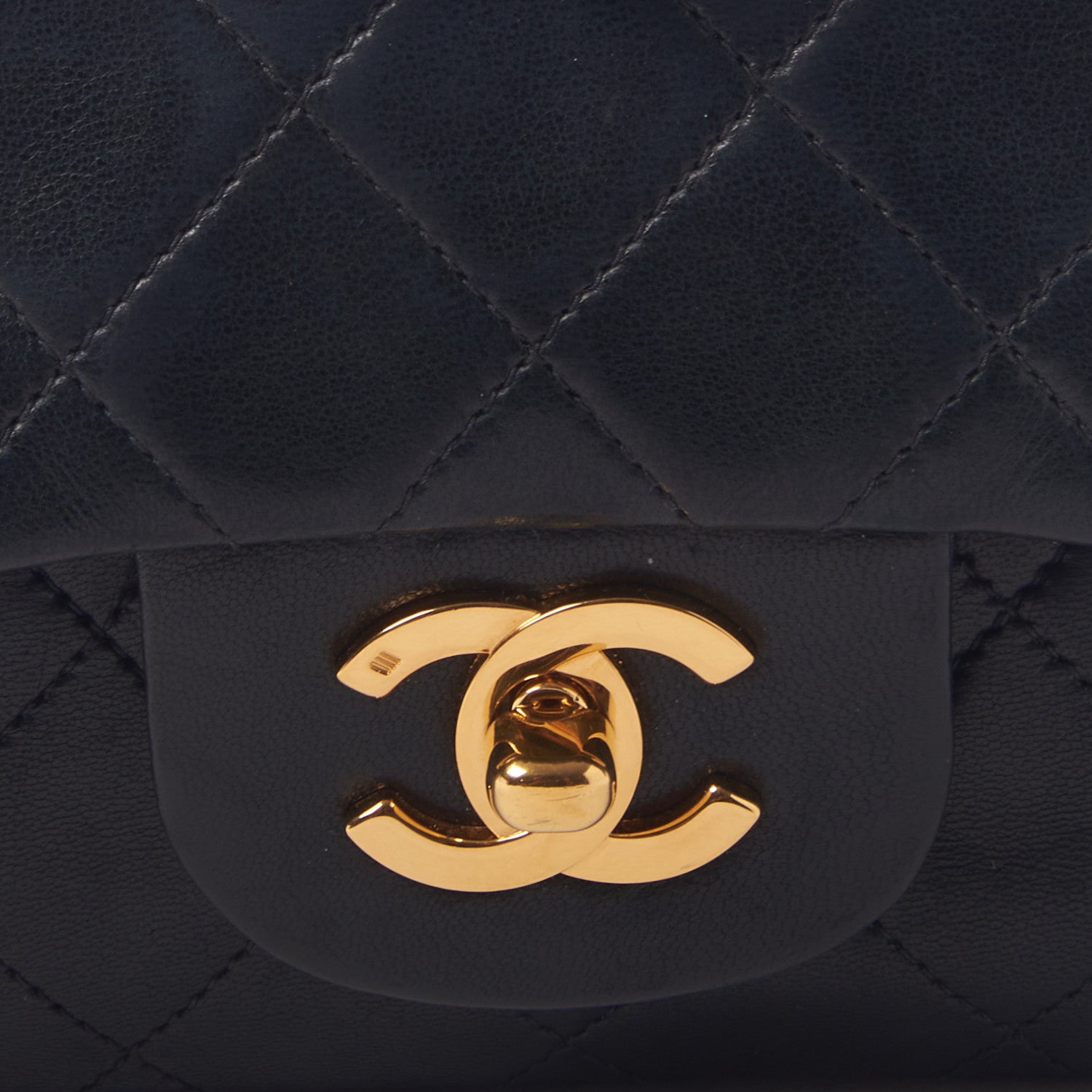 Chanel Lambskin Quilted Small Double Flap Black 8 of 10