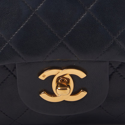 Chanel Lambskin Quilted Small Double Flap Black 8 of 10