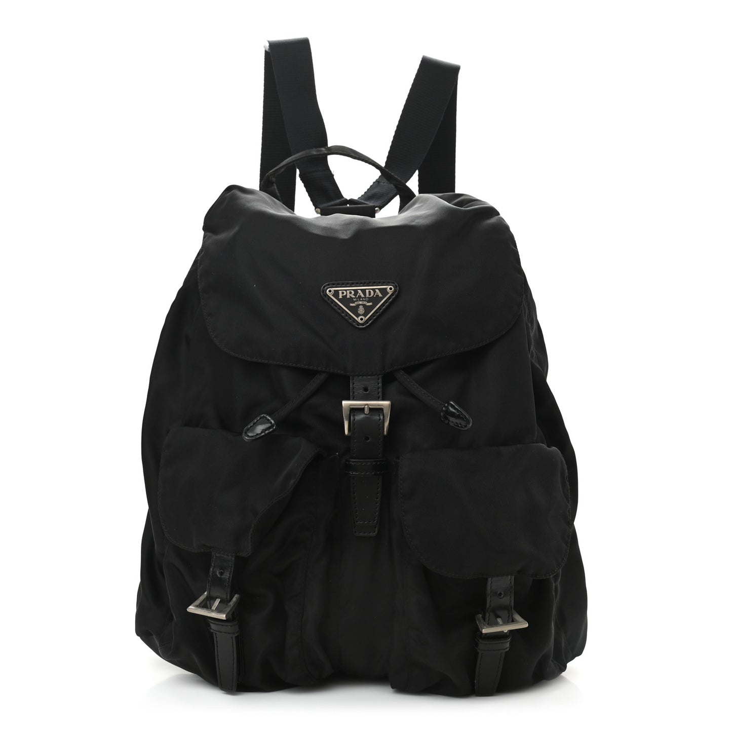 Tessuto Nylon Vela Large Backpack Black