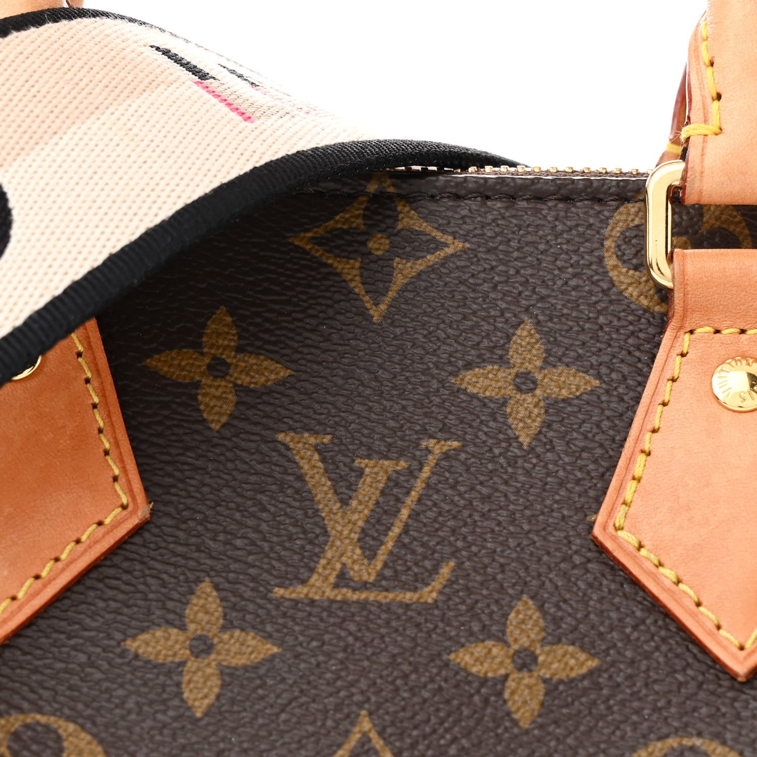 Louis Vuitton Monogram Speedy Bandouliere 20 Black 7 of 9