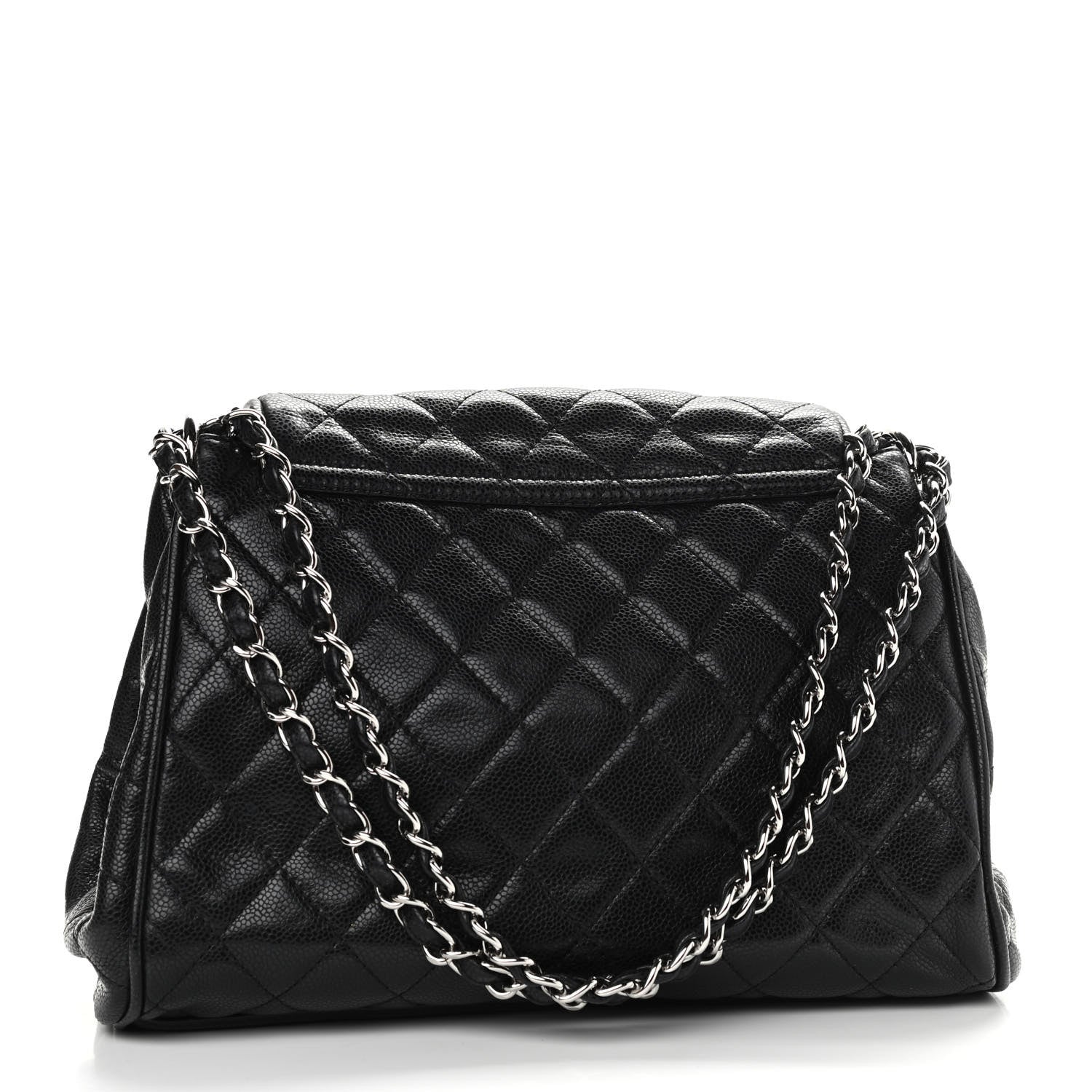 Chanel Caviar Quilted Timeless Accordion Flap Black 3 of 10
