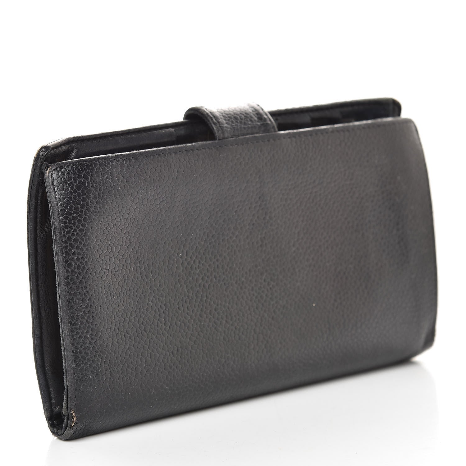 Chanel Caviar Timeless CC French Wallet Black 3 of 19