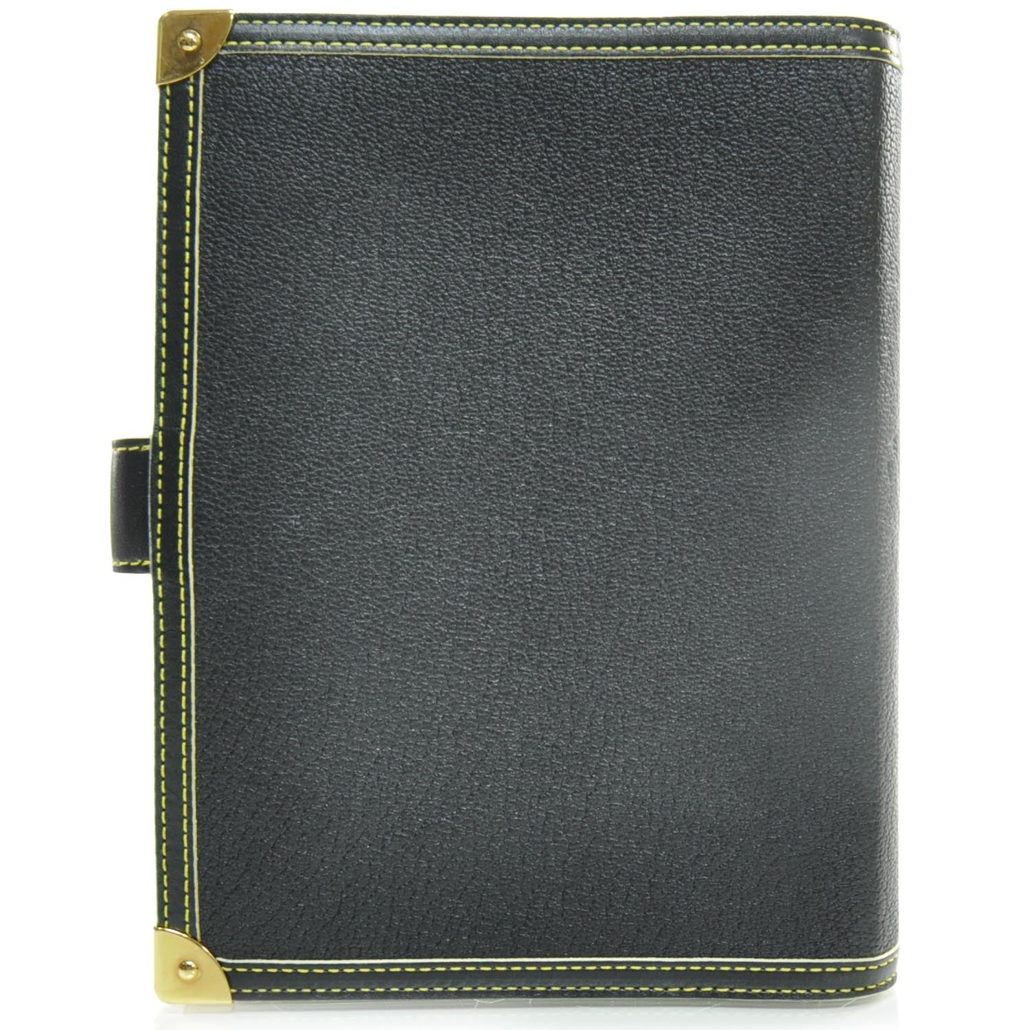 Louis Vuitton Suhali Medium Ring Agenda Black 2 of 7