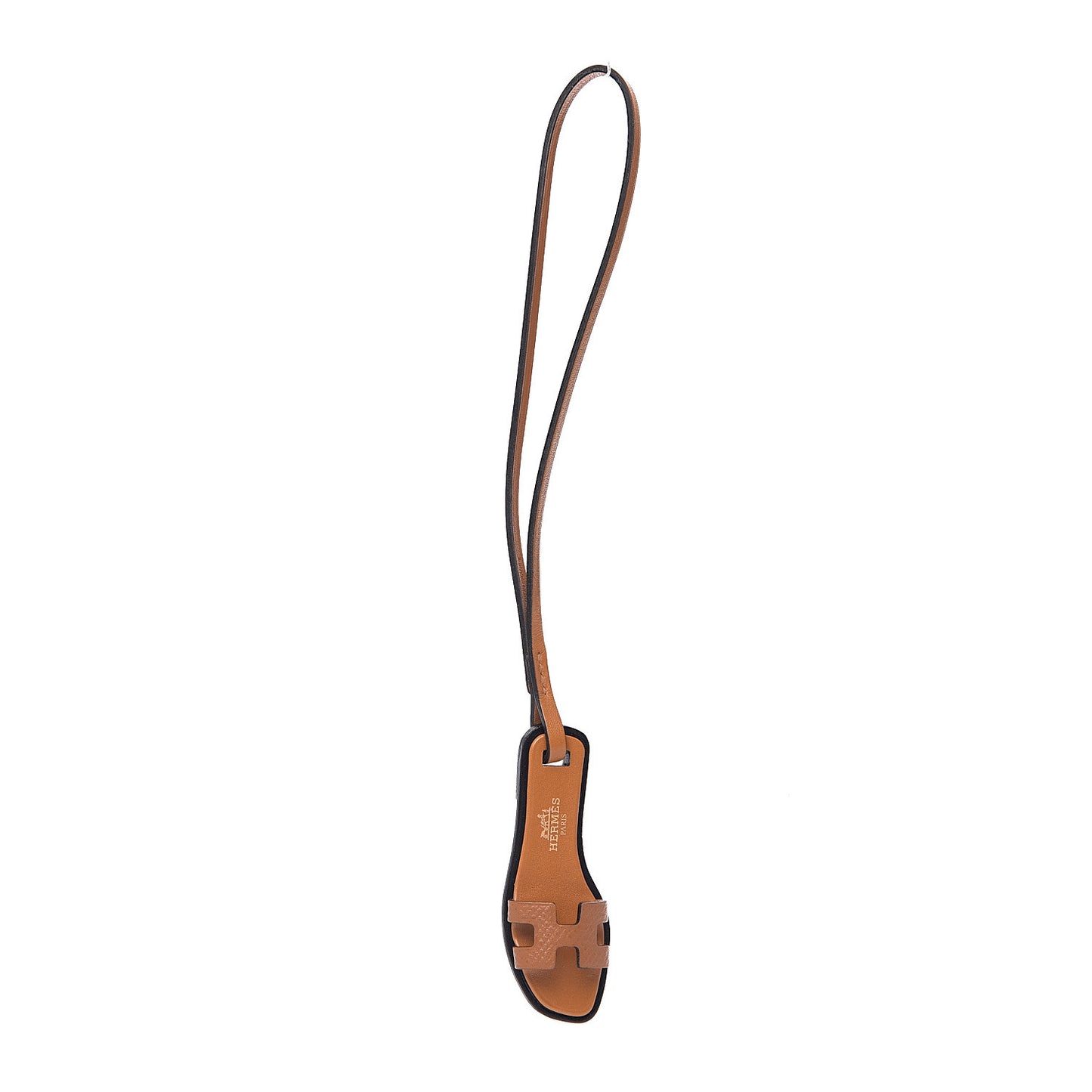 Epsom Butler Calfskin Hunter Oran Nano Bag Charm Gold