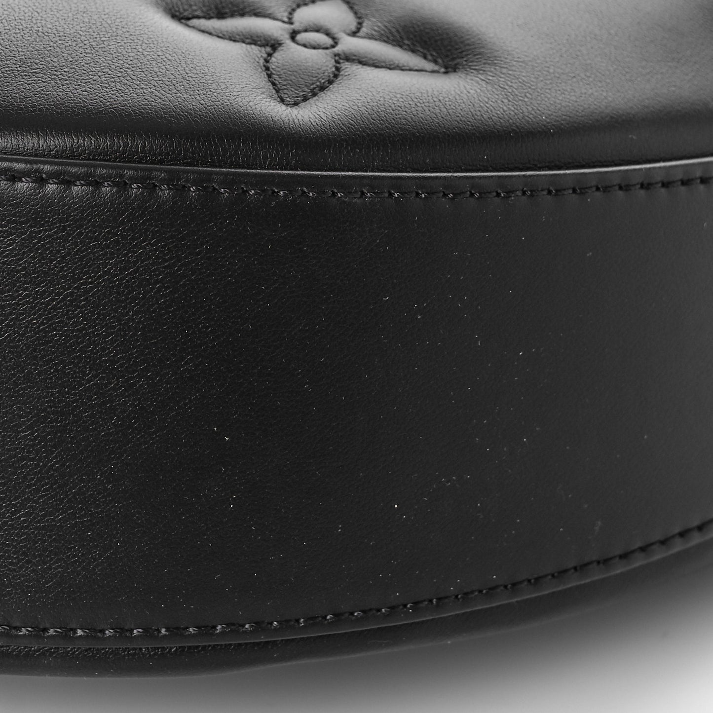 Calfskin Bubblegram Over The Moon Black