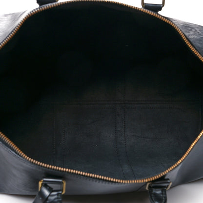 Louis Vuitton Epi Keepall 50 Black 5 of 14