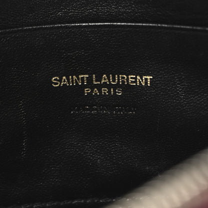 Saint Laurent Grain De Poudre Matelasse Monogram Mini Lou Camera Bag Opyum Red 6 of 11