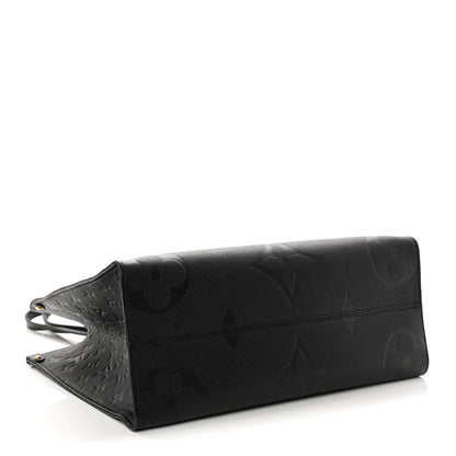 Louis Vuitton Empreinte Monogram Giant Onthego MM Black 4 of 9
