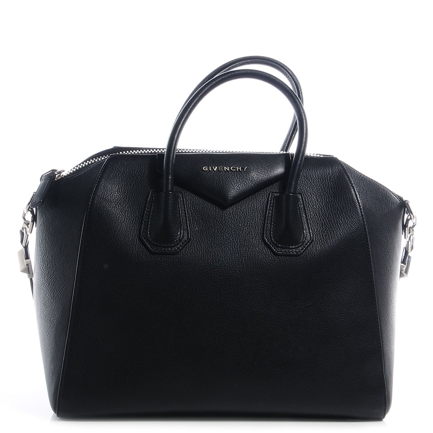 Sugar Goatskin Medium Antigona Black