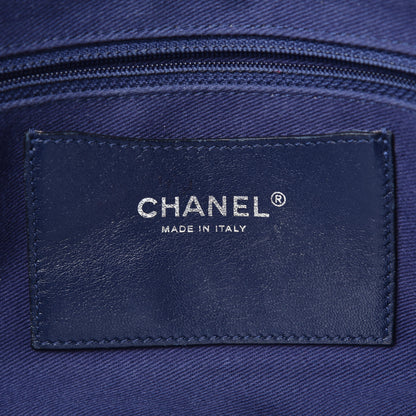 Chanel Iridescent Calfskin Quilted Large Shiva Flap Grey 6 of 9