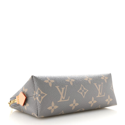 Louis Vuitton Monogram Trianon Cosmetic Pouch PM Grey 4 of 8