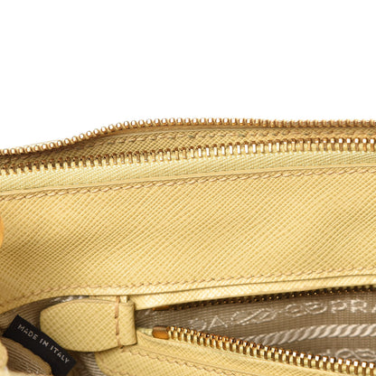 Prada Saffiano Large Galleria Double Zip Tote Ginestra 10 of 23