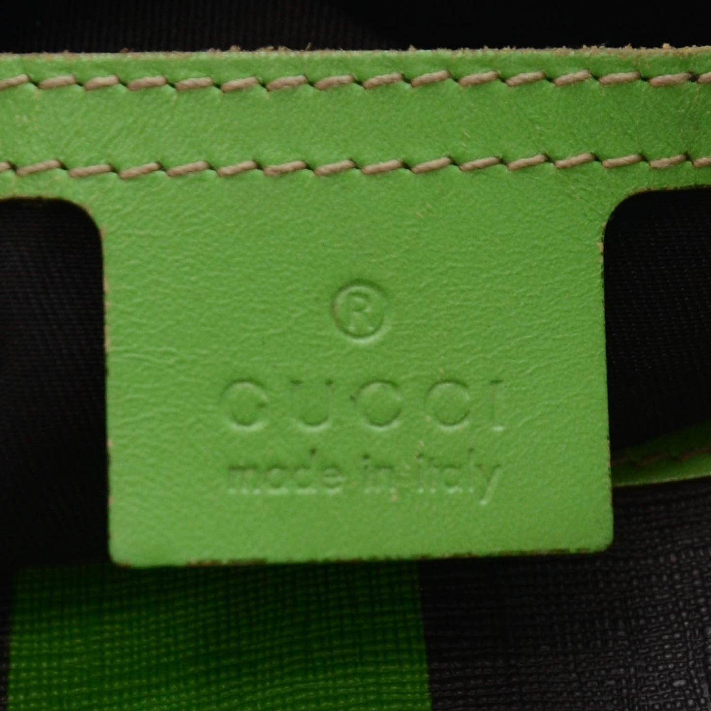GG Plus Monogram Web Stripe Medium Joy Boston Green