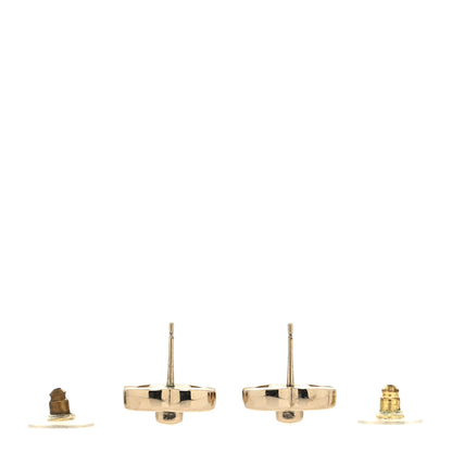 Chanel Metal CC Turnlock Earrings Gold 3 of 4