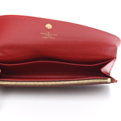 Louis Vuitton Damier Ebene Caissa Wallet Cherry 4 of 8