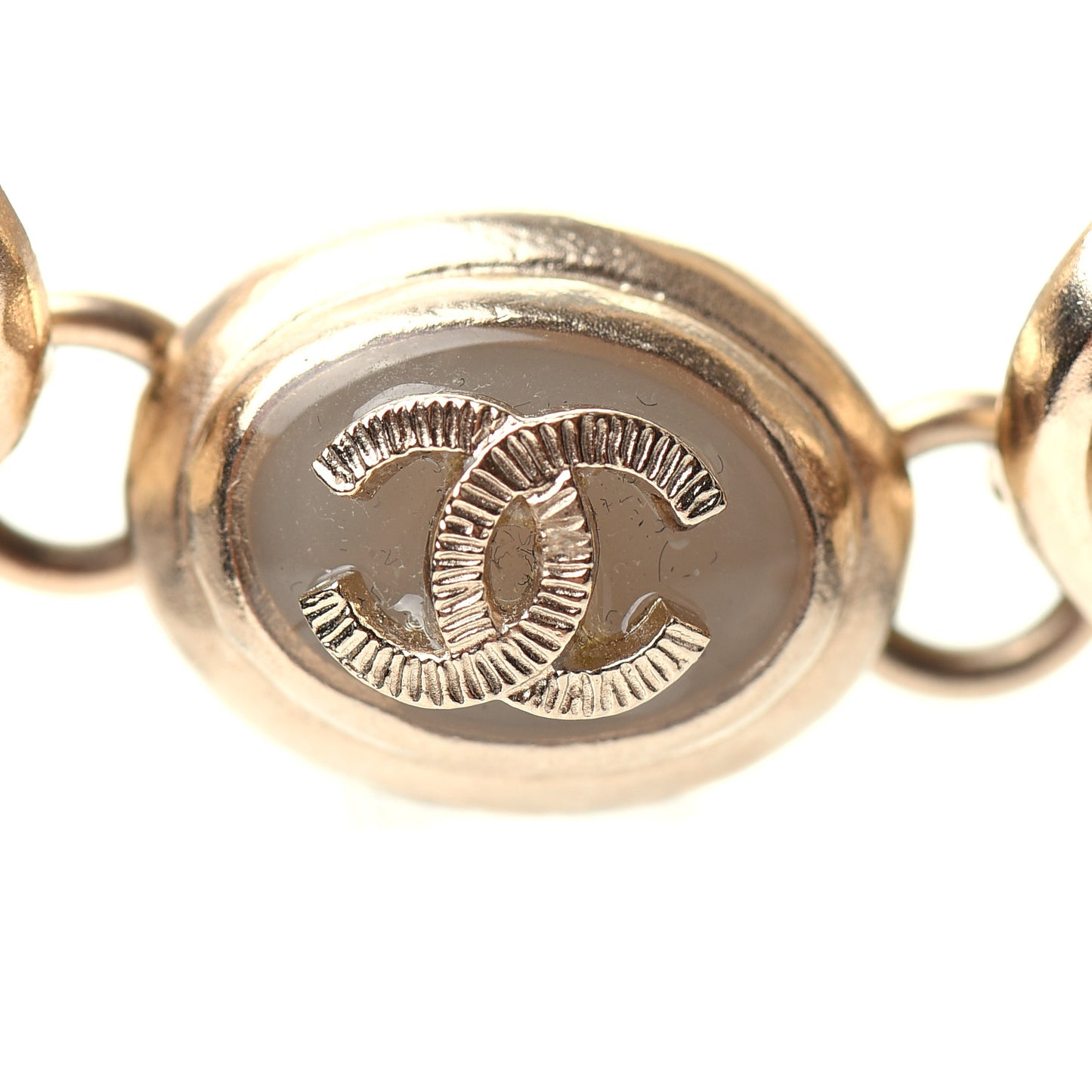 Stones CC Necklace Gold