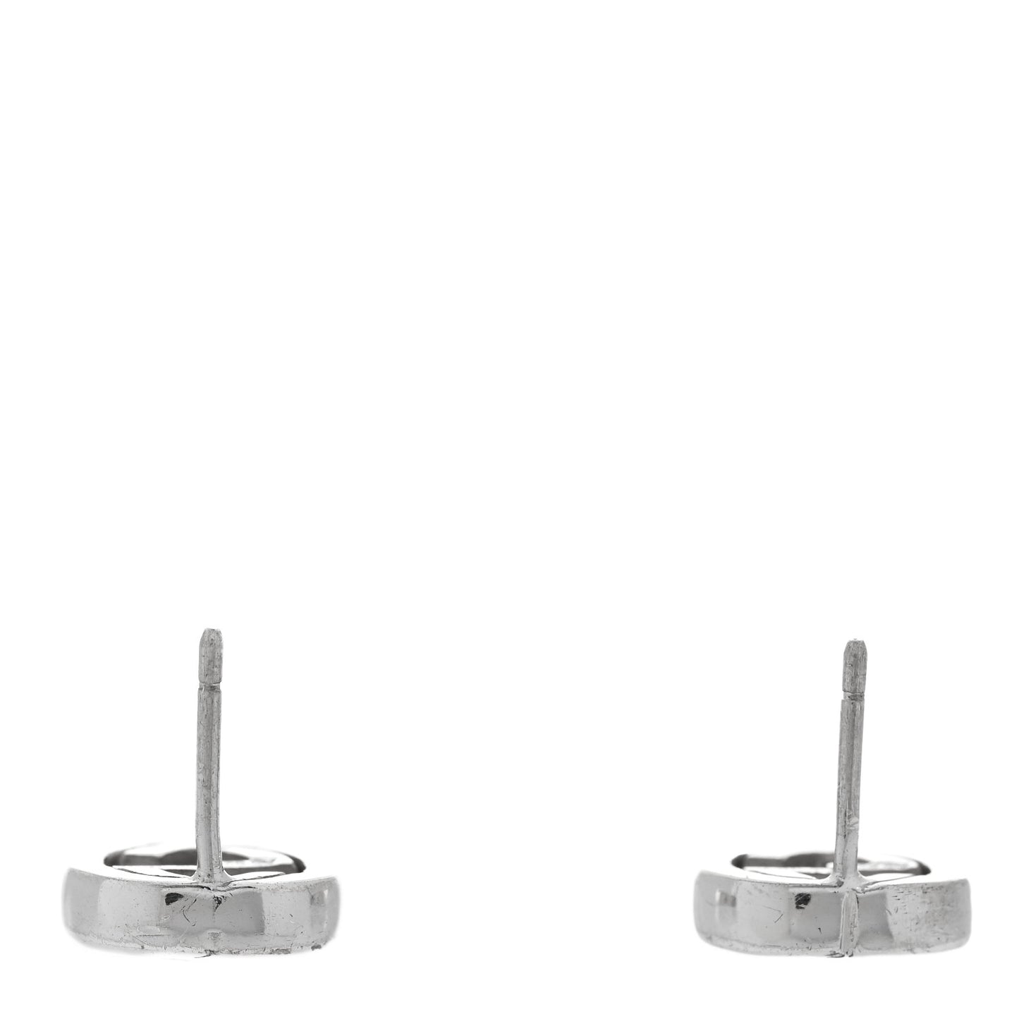 Sterling Silver Interlocking GG Stud Earrings