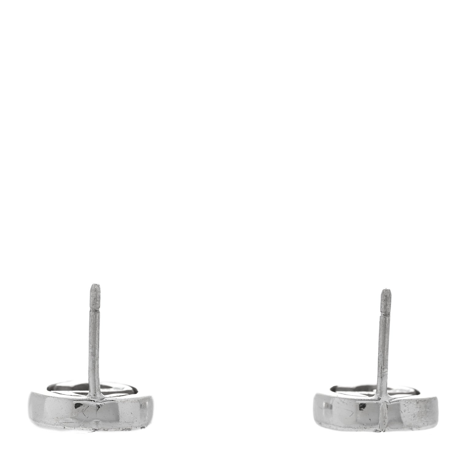 Gucci Sterling Silver Interlocking GG Stud Earrings 3 of 5