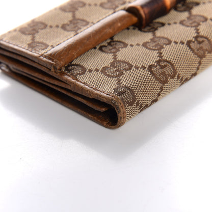 Gucci Monogram Bamboo Wallet Brown 10 of 13