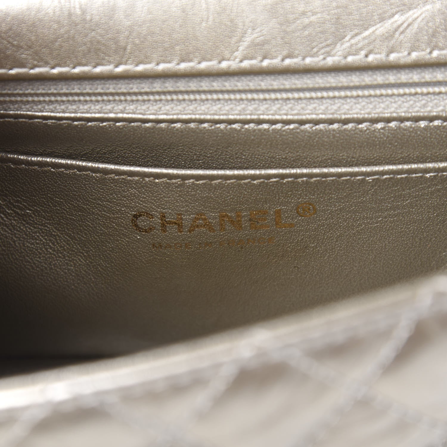 Chanel Aged Calfskin Quilted 2.55 Reissue Mini Flap Light Gold 5 of 9