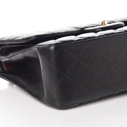 Chanel Lambskin Quilted Jumbo Double Flap Black 5 of 10