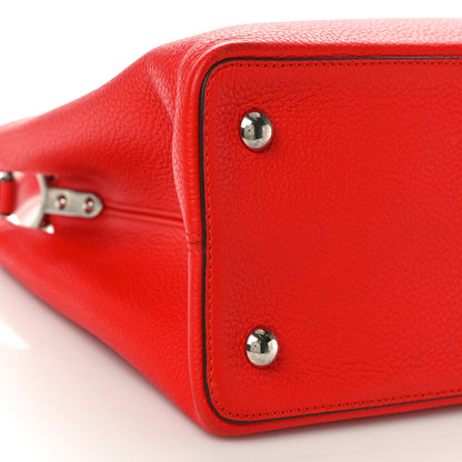 Louis Vuitton Taurillon Capucines MM Rubis 8 of 9