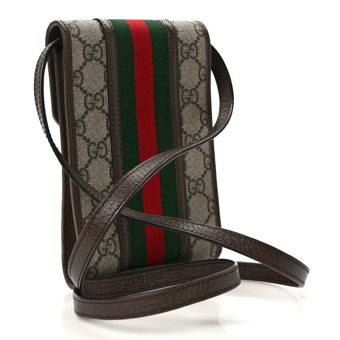 GG Supreme Monogram Web Mini Ophidia Crossbody Bag Beige New Acero