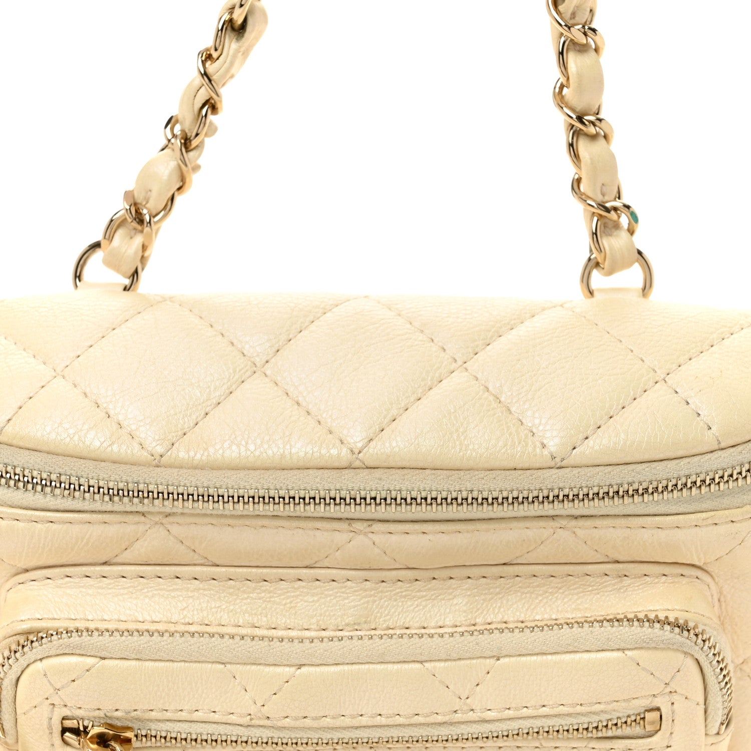 Chanel Calfskin Quilted All About Waist Belt Bag Light Beige 8 of 10