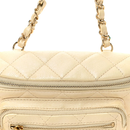 Chanel Calfskin Quilted All About Waist Belt Bag Light Beige 8 of 10