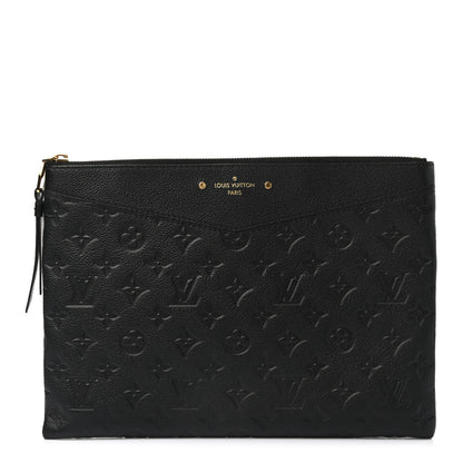 Louis Vuitton Empreinte Daily Pouch Black 1 of 9