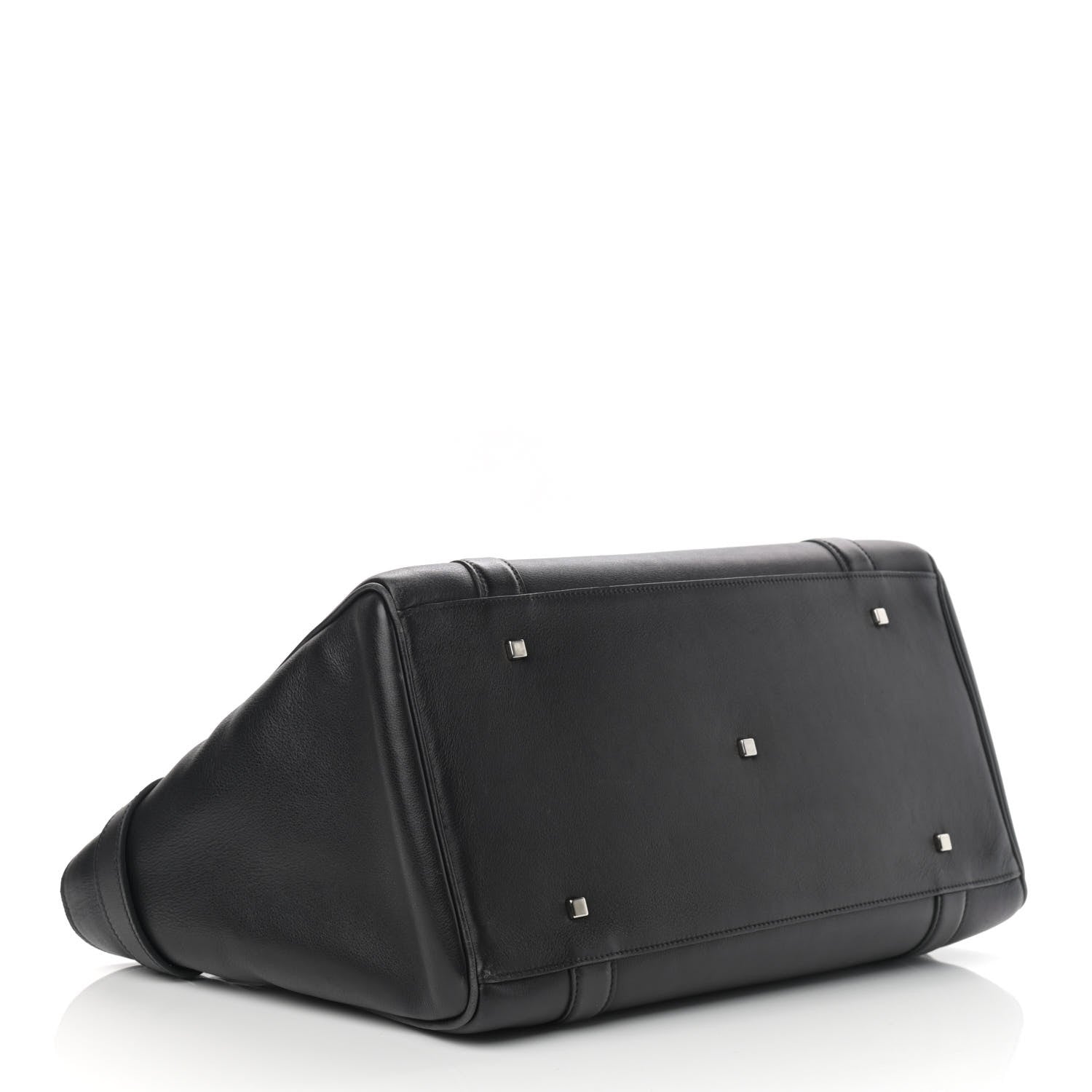 Moynat Calfskin Ballerine Tote Black 4 of 13