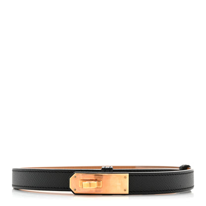 Hermes Epsom Kelly Belt Black 1 of 7