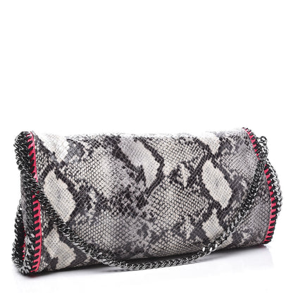 Stella McCartney Eco Python Falabella Fold Over Tote Chalk Pink 2 of 8