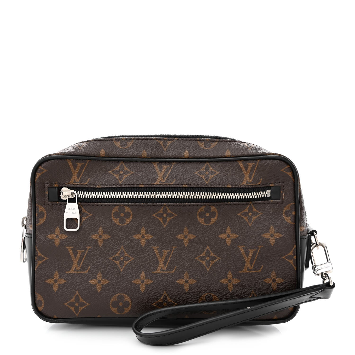 Louis Vuitton Monogram Macassar Kasai Clutch Black 1 of 10