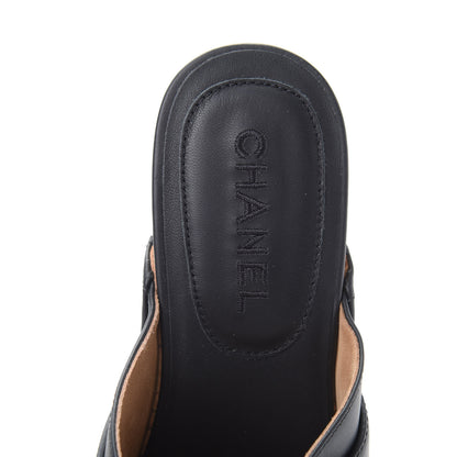 Chanel Calfskin CC Turn Lock Clogs 40 Black 7 of 10