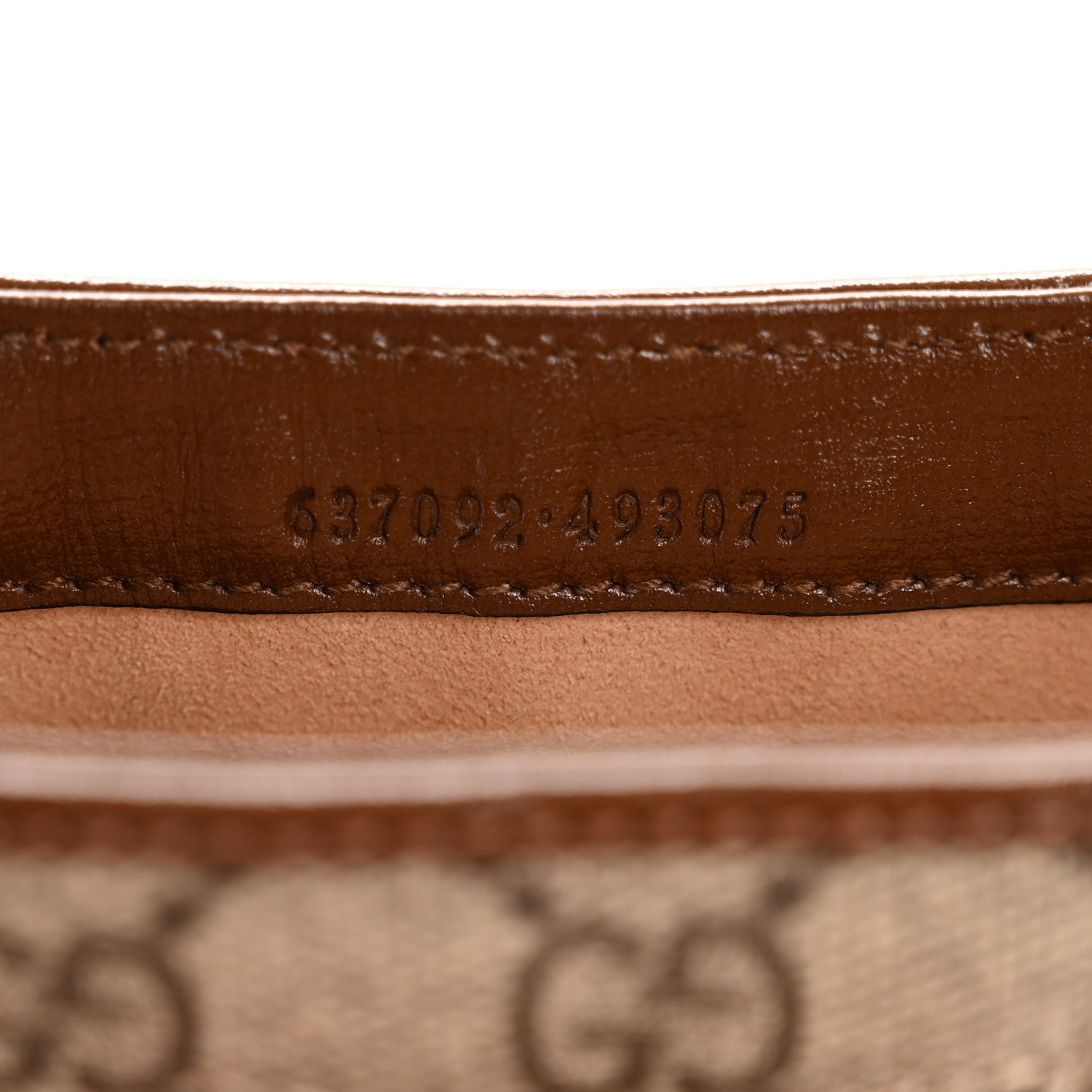 Gucci GG Supreme Monogram Azalea Calfskin Web Mini Jackie 1961 Hobo Beige Ebony Brown Sugar 7 of 11