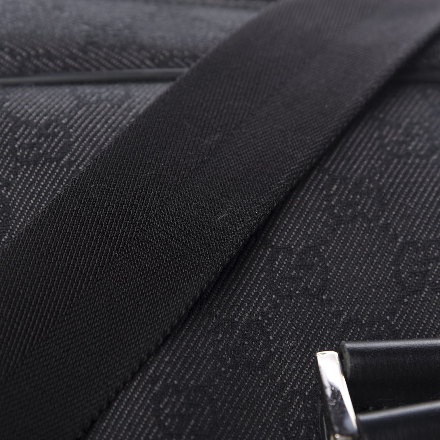 Denim Monogram Large Duffle Black