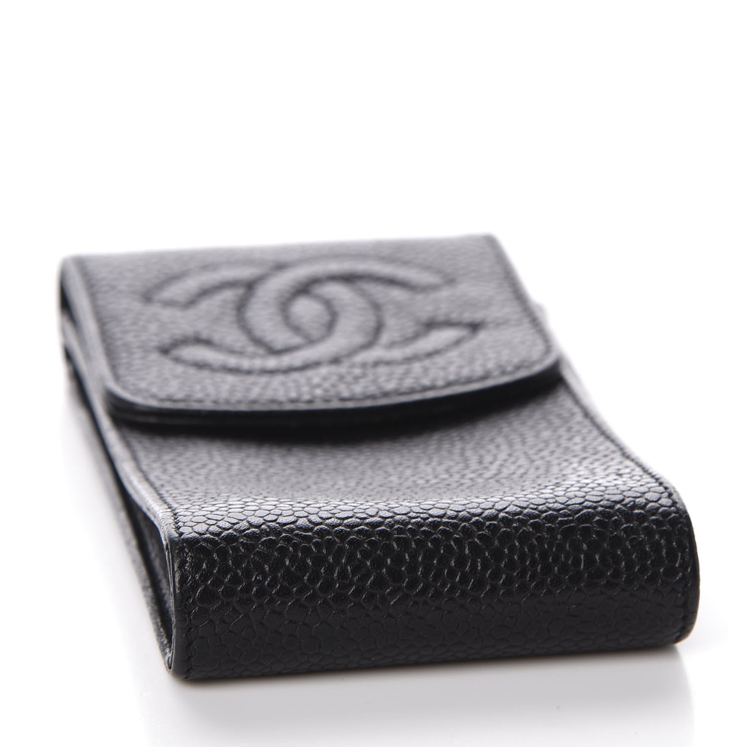 Chanel Caviar Timeless CC Key Holder Bag Charm Black 3 of 11